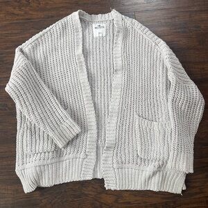 Hollister Chunky Thick Knit Cardigan Sweater